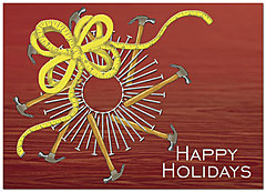 Builder's Wreath Holiday Card H1312D-A